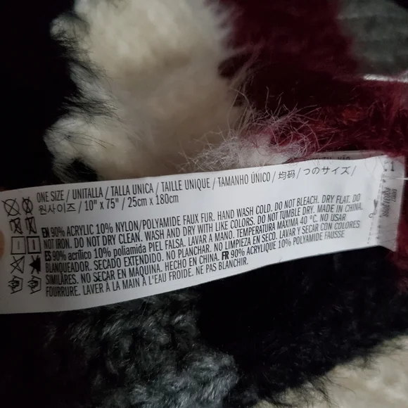 🧣NWT Oblong Color Block Scarf - Picture 4 of 5